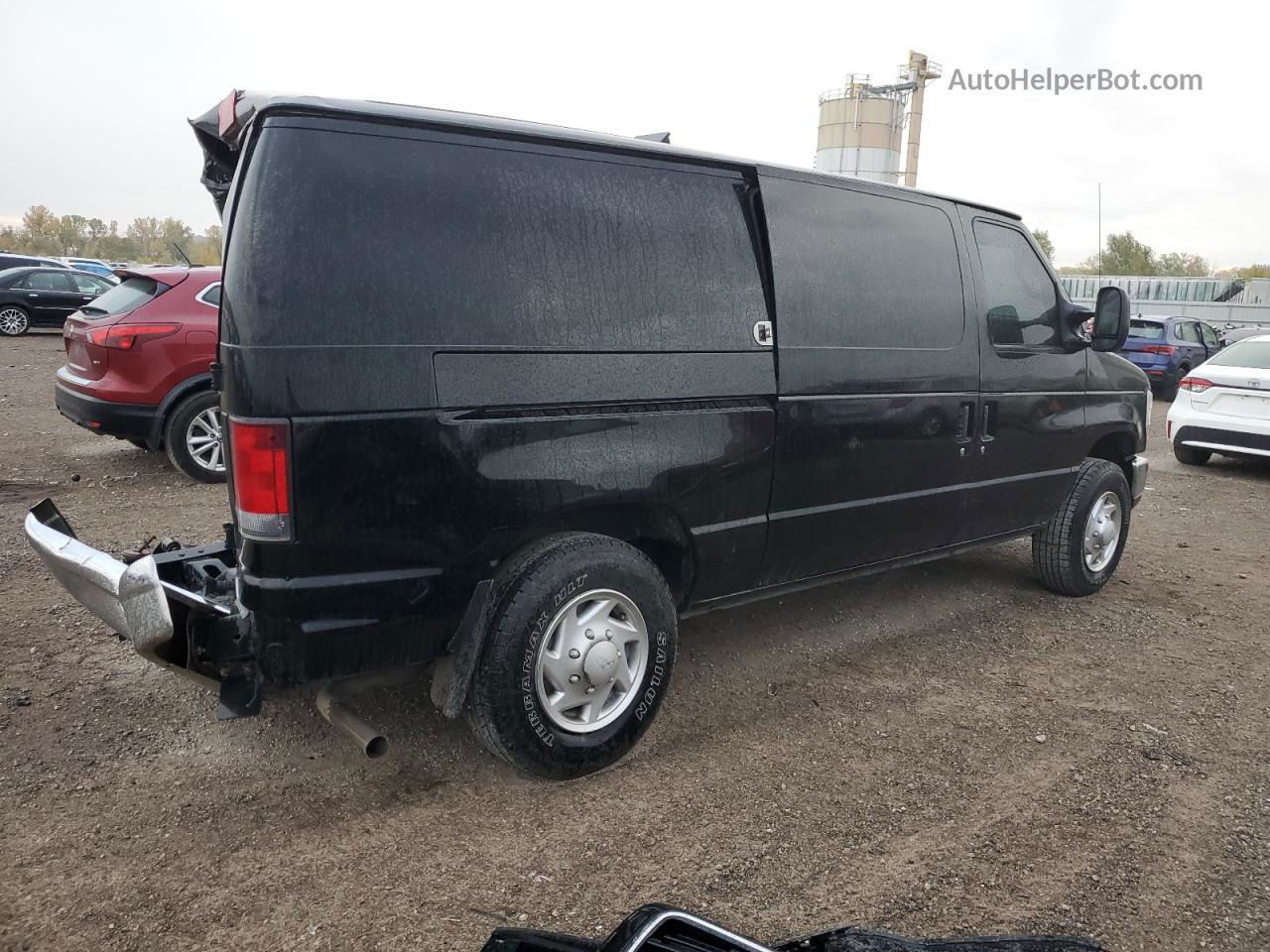 2013 Ford Econoline E150 Van Black vin: 1FTNE1EW1DDA57462