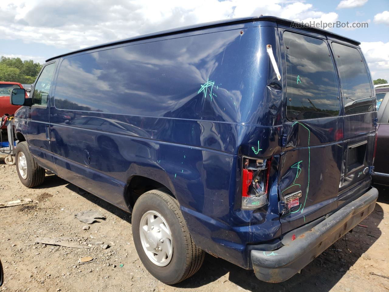 2010 Ford Econoline E150 Van Blue vin: 1FTNE1EW2ADA69583