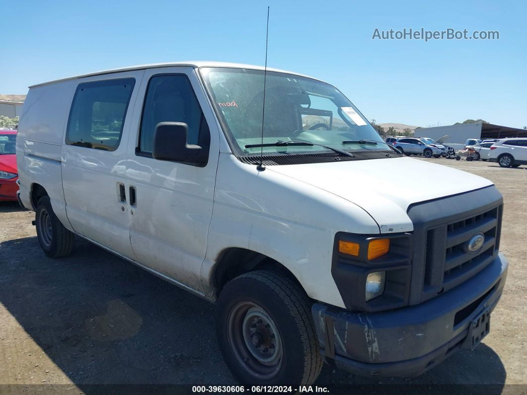 2013 Ford E-150 Commercial White vin: 1FTNE1EW2DDA01434