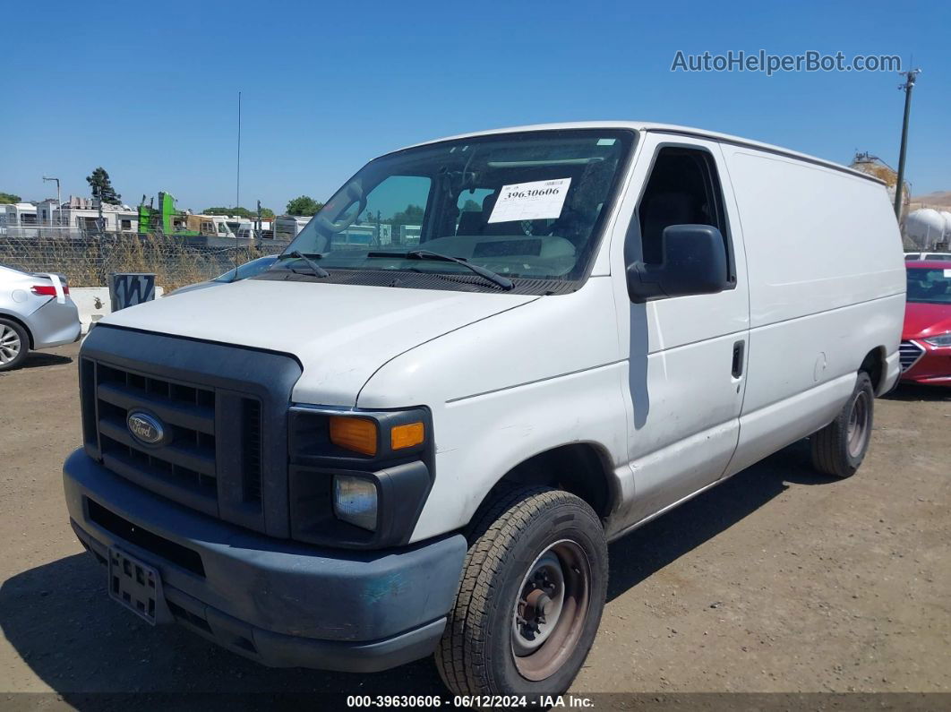 2013 Ford E-150 Commercial White vin: 1FTNE1EW2DDA01434