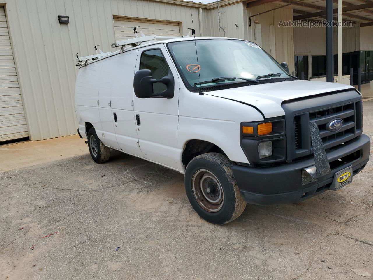 2013 Ford Econoline E150 Van White vin: 1FTNE1EW2DDA70253