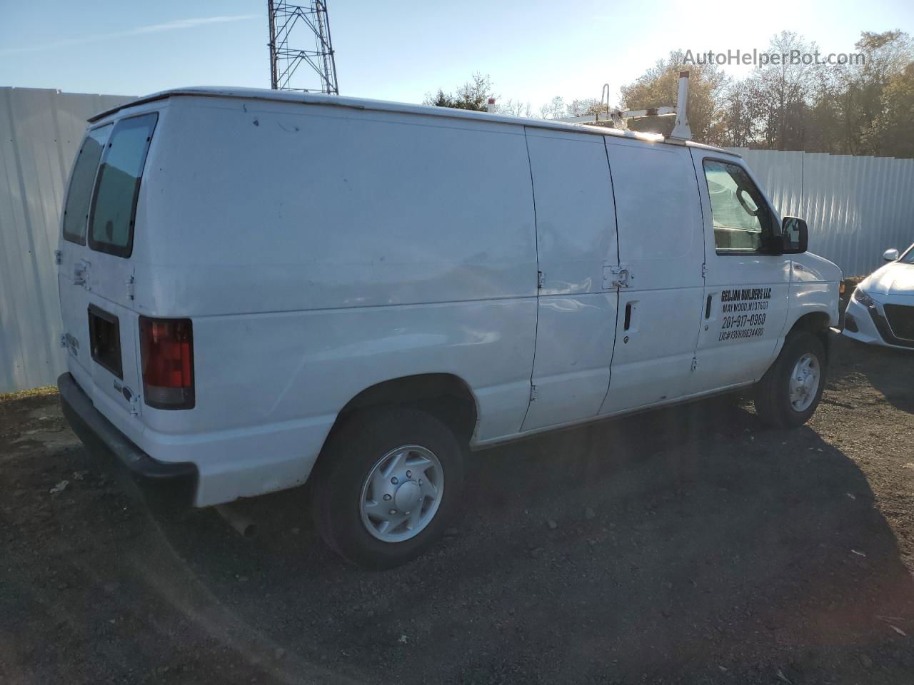 2013 Ford Econoline E150 Van White vin: 1FTNE1EW2DDA90292