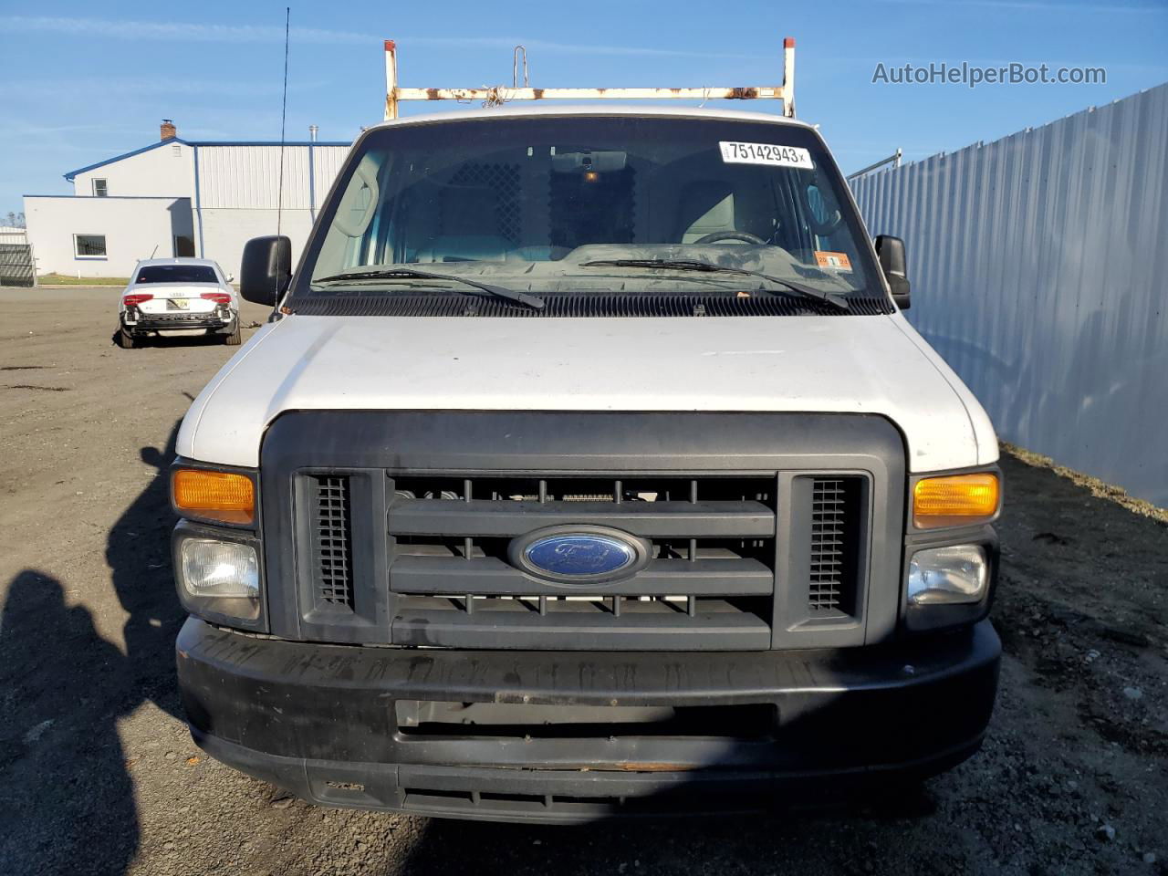 2013 Ford Econoline E150 Van White vin: 1FTNE1EW2DDA90292