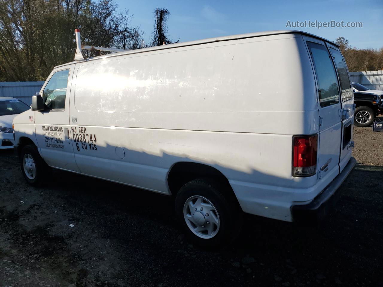 2013 Ford Econoline E150 Van White vin: 1FTNE1EW2DDA90292