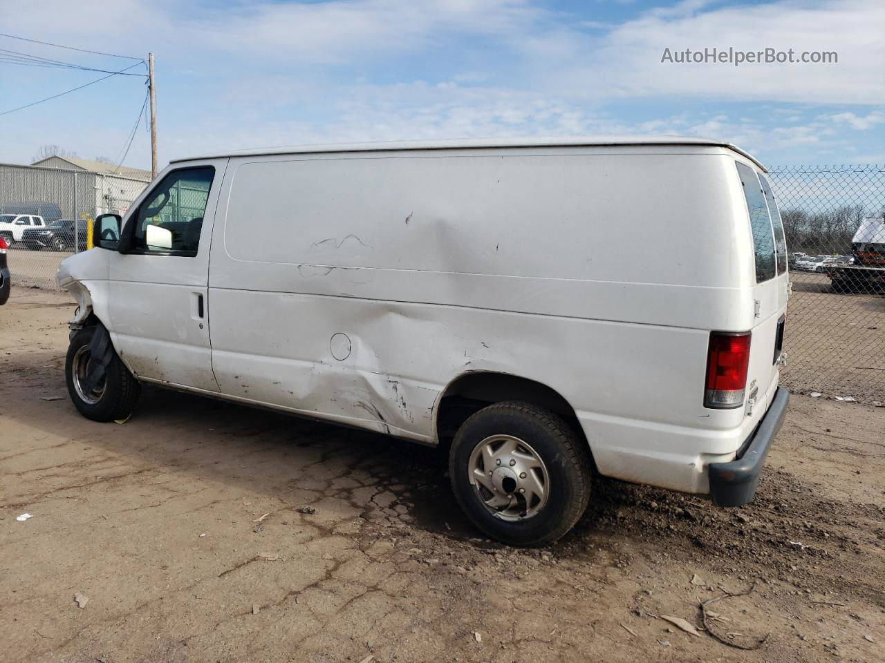 2013 Ford Econoline E150 Van White vin: 1FTNE1EW2DDB11061