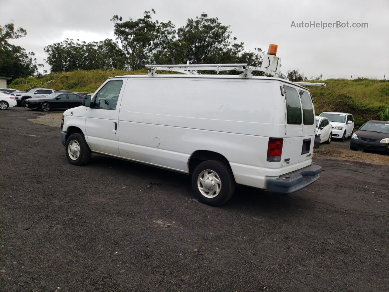 2013 Ford Econoline E150 Van White vin: 1FTNE1EW3DDA23684