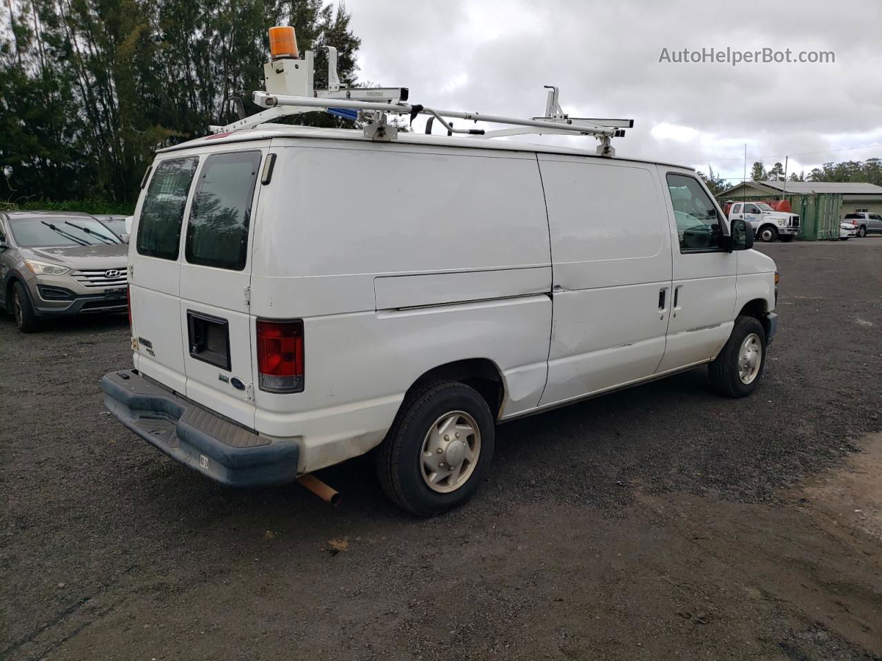 2013 Ford Econoline E150 Van White vin: 1FTNE1EW3DDA23684