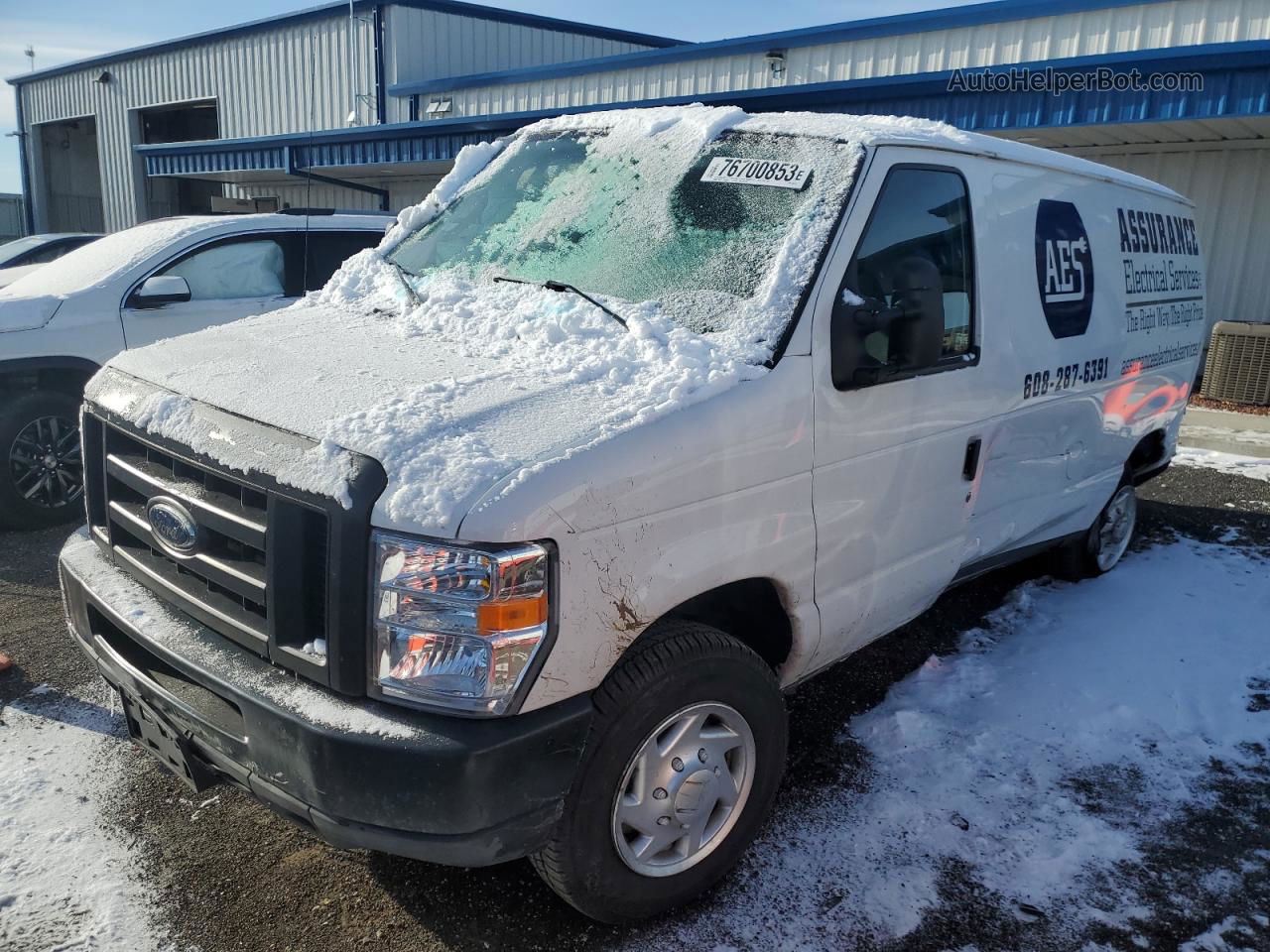 2010 Ford Econoline E150 Van White vin: 1FTNE1EW4ADA63770