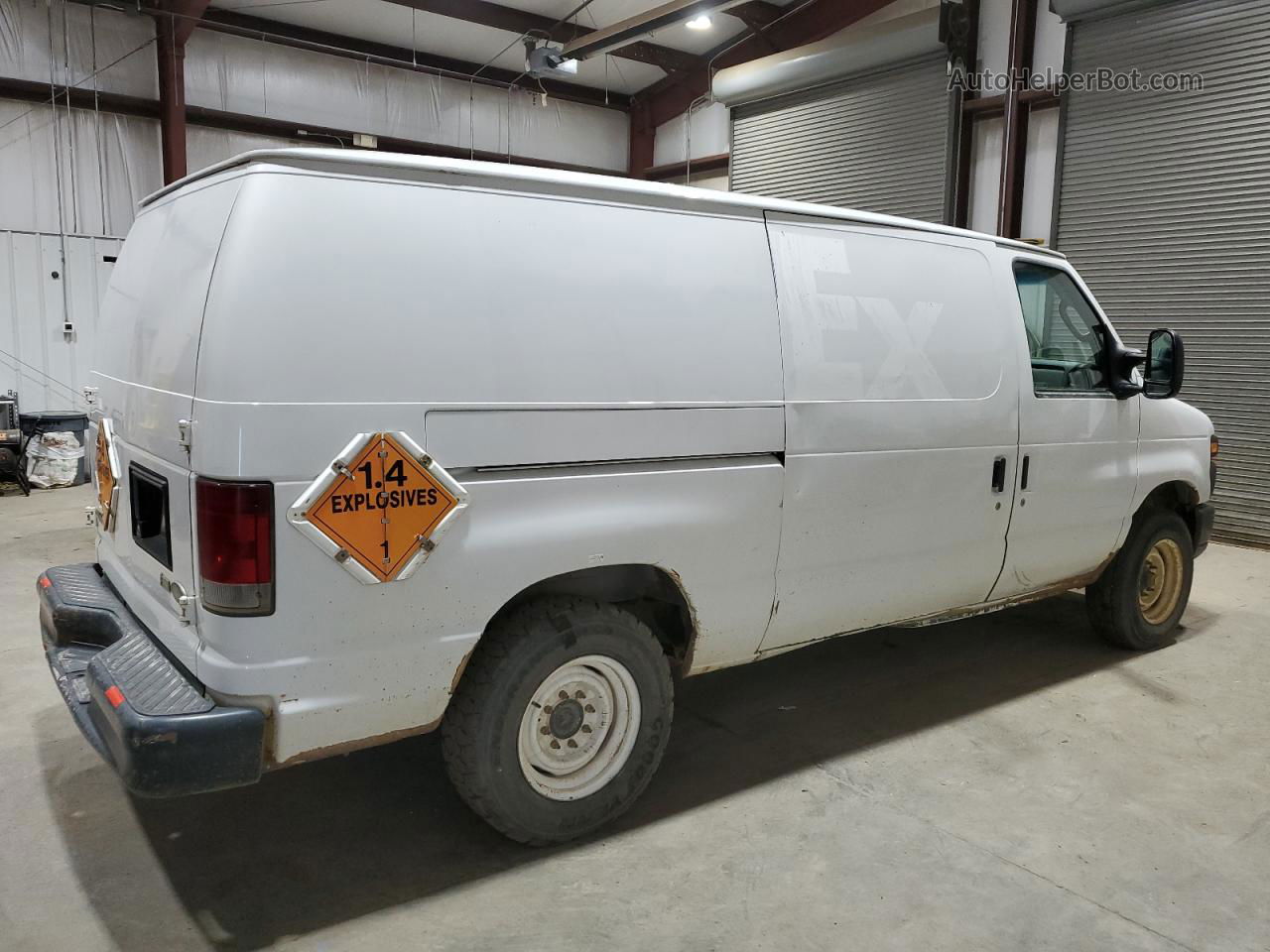 2010 Ford Econoline E150 Van White vin: 1FTNE1EW4ADA90936