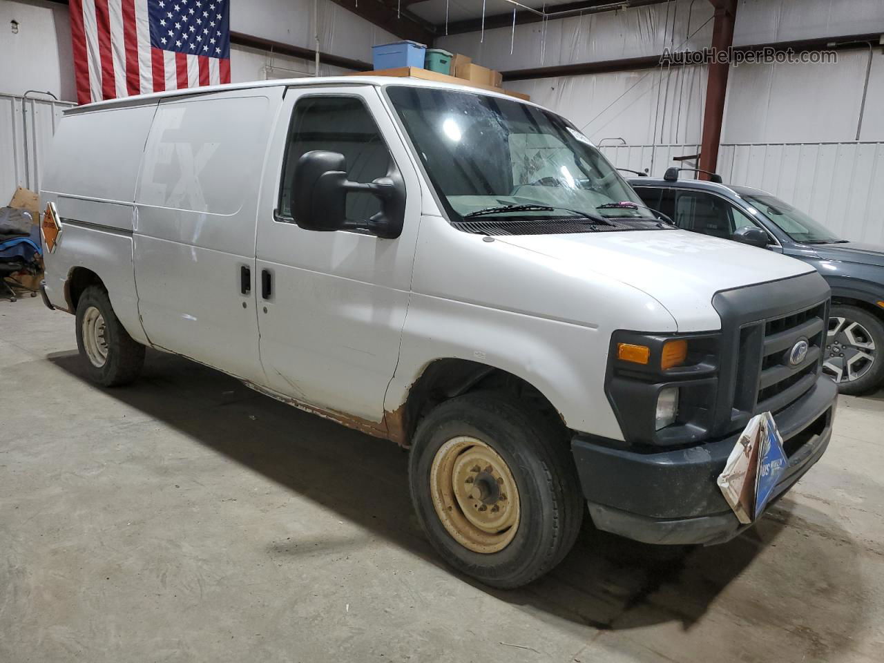 2010 Ford Econoline E150 Van White vin: 1FTNE1EW4ADA90936