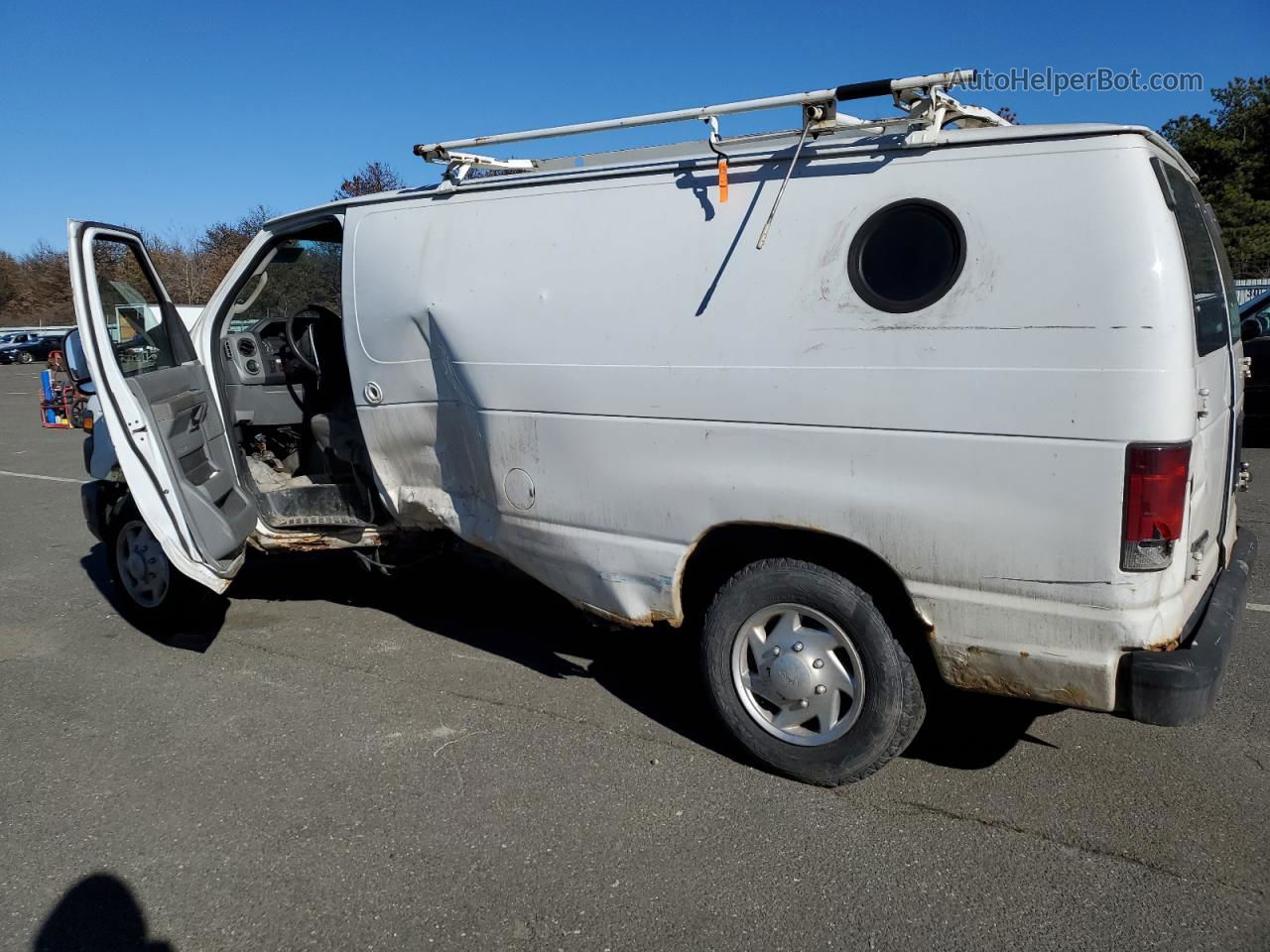 2012 Ford Econoline E150 Van White vin: 1FTNE1EW5CDA31882