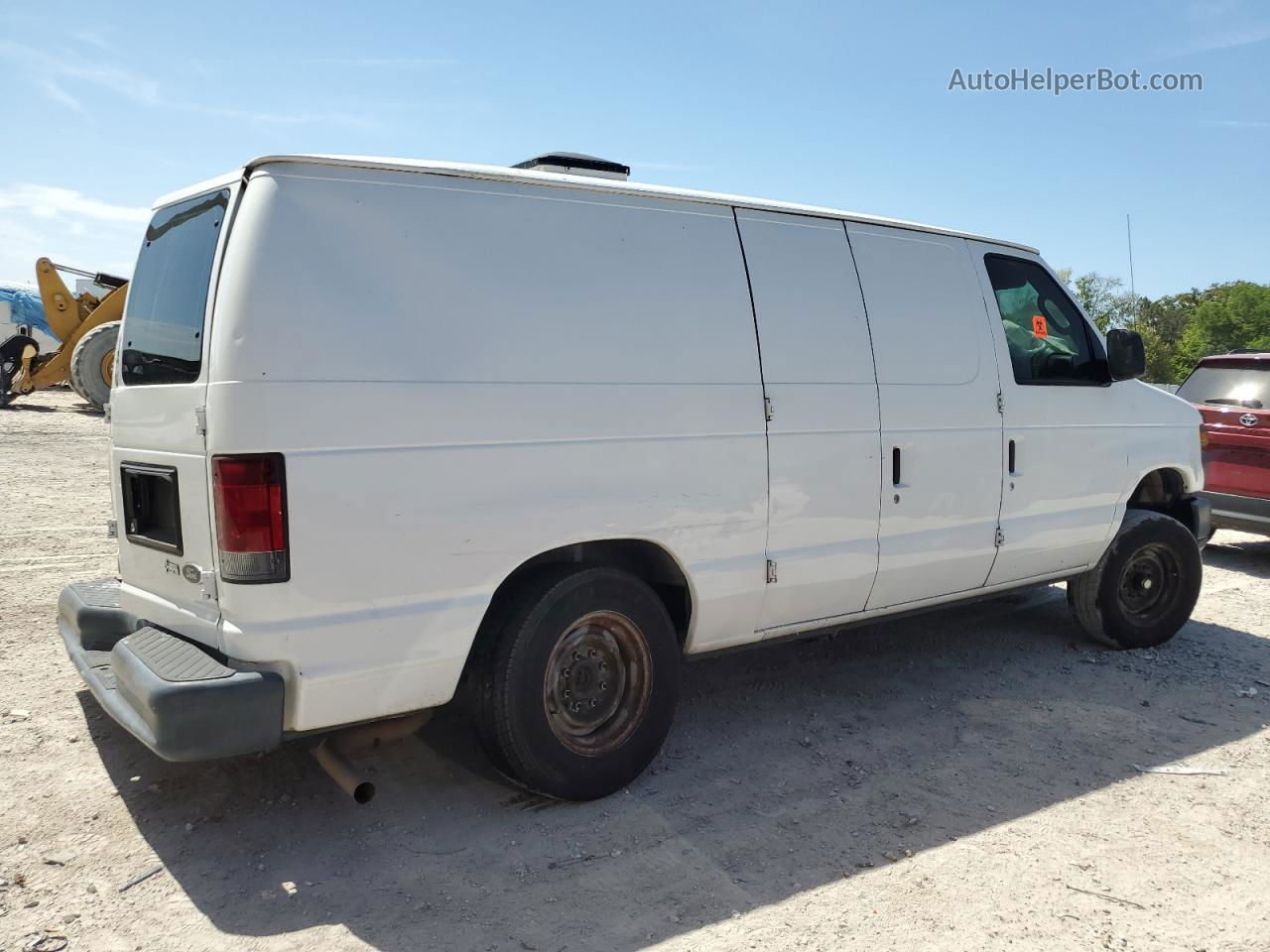 2013 Ford Econoline E150 Van White vin: 1FTNE1EW5DDA42673