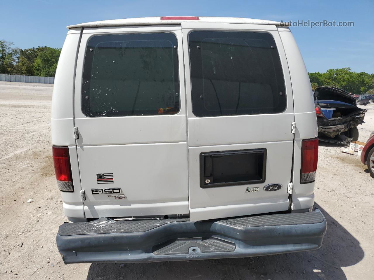 2013 Ford Econoline E150 Van White vin: 1FTNE1EW5DDA42673