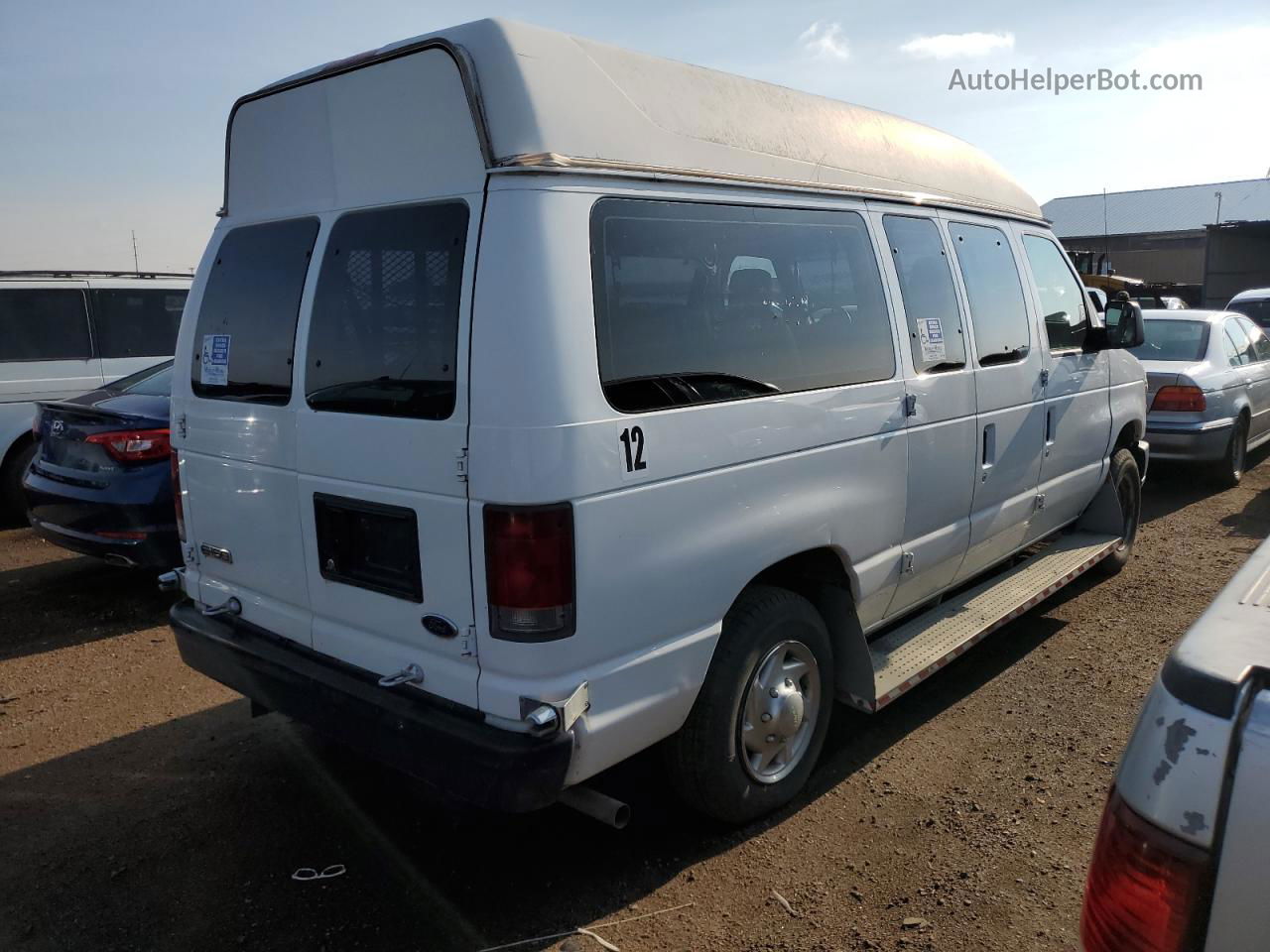 2010 Ford Econoline E150 Van White vin: 1FTNE1EW6ADA50275