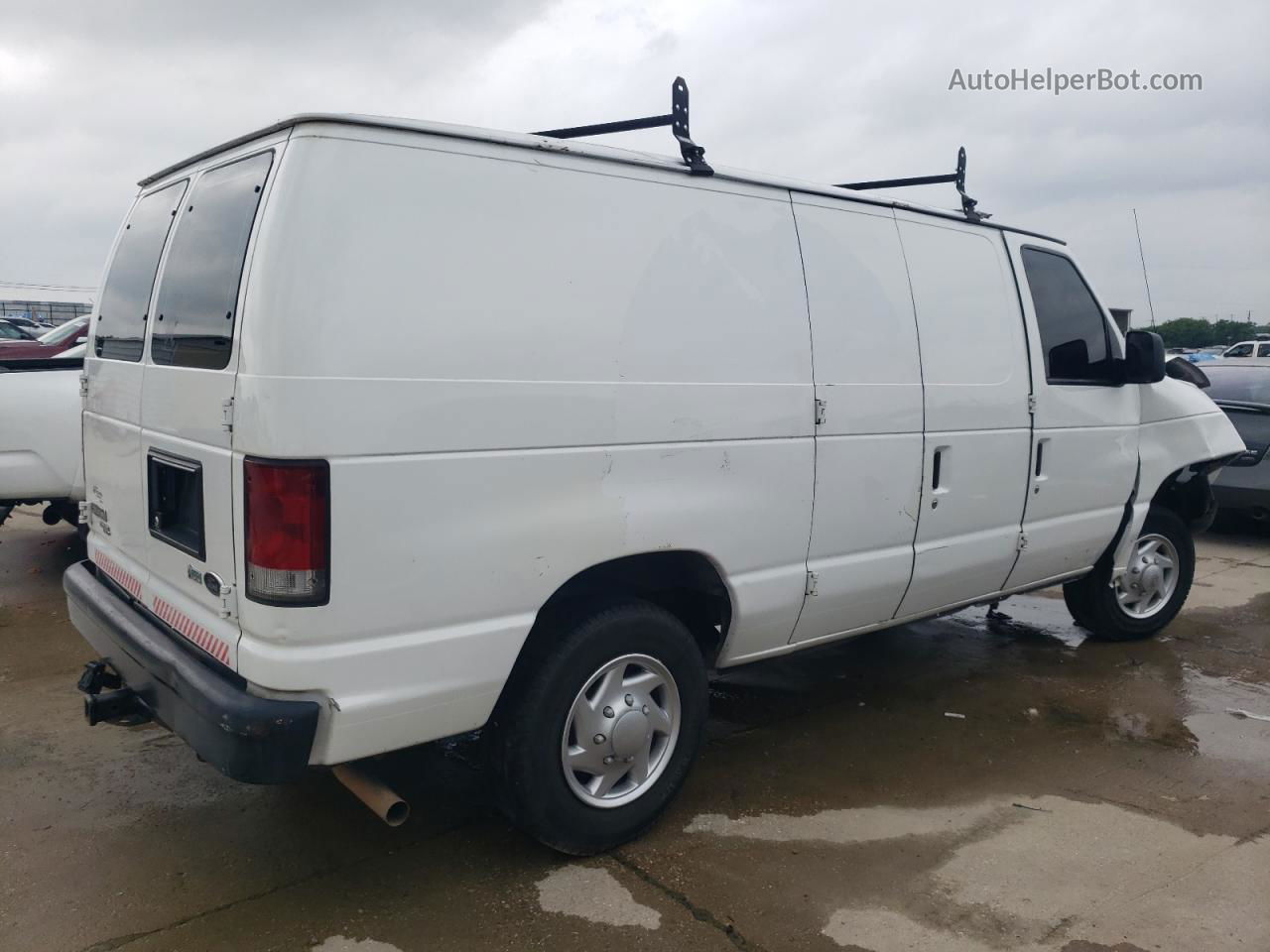 2012 Ford Econoline E150 Van White vin: 1FTNE1EW6CDA10586