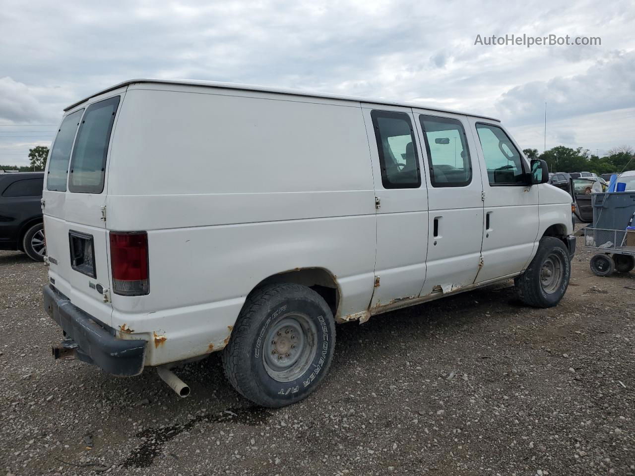 2010 Ford Econoline E150 Van Белый vin: 1FTNE1EW7ADA44548