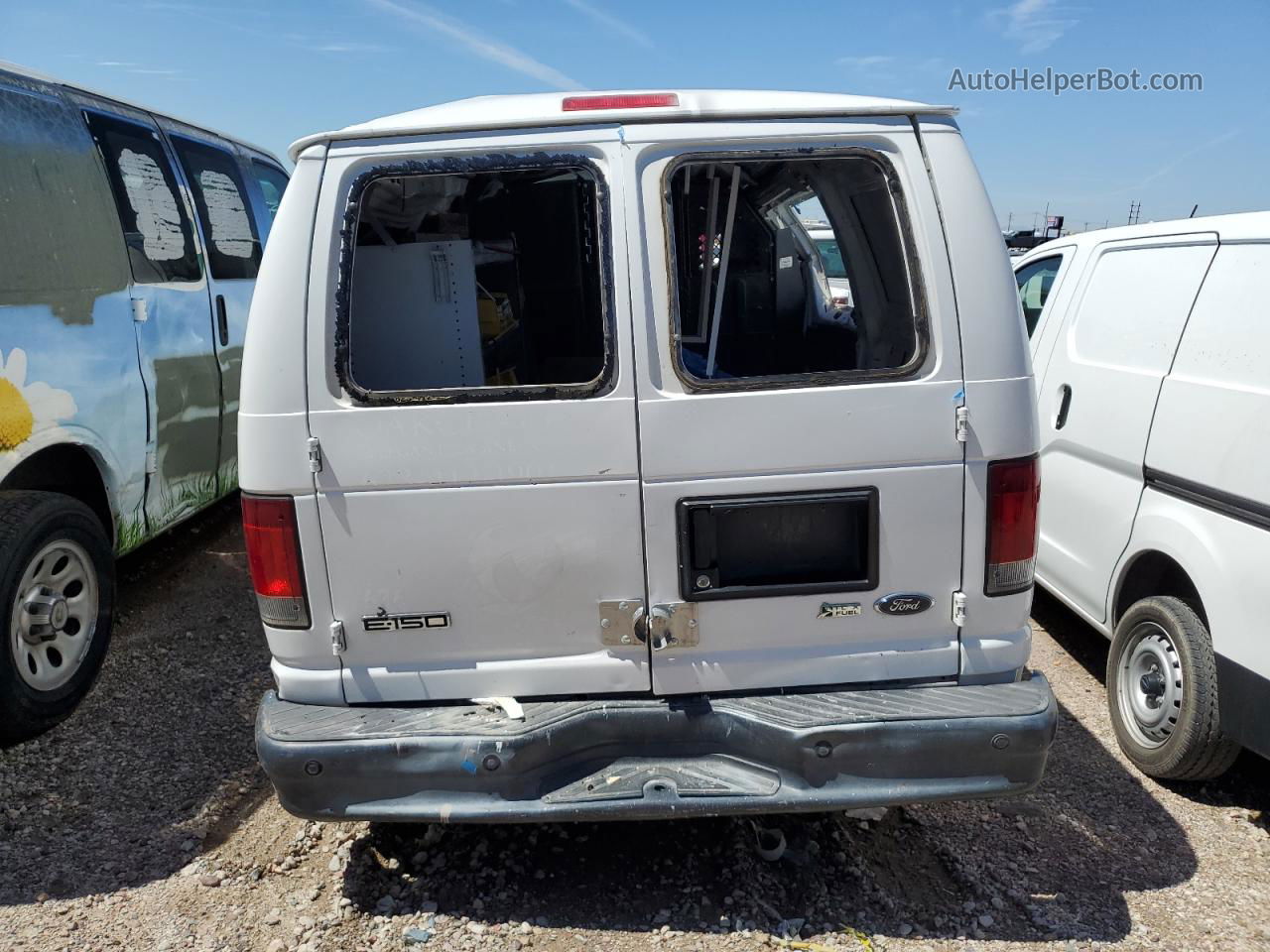 2010 Ford Econoline E150 Van White vin: 1FTNE1EW7ADA59230