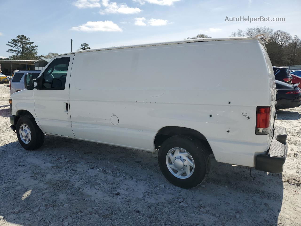 2010 Ford Econoline E150 Van White vin: 1FTNE1EW7ADA91482