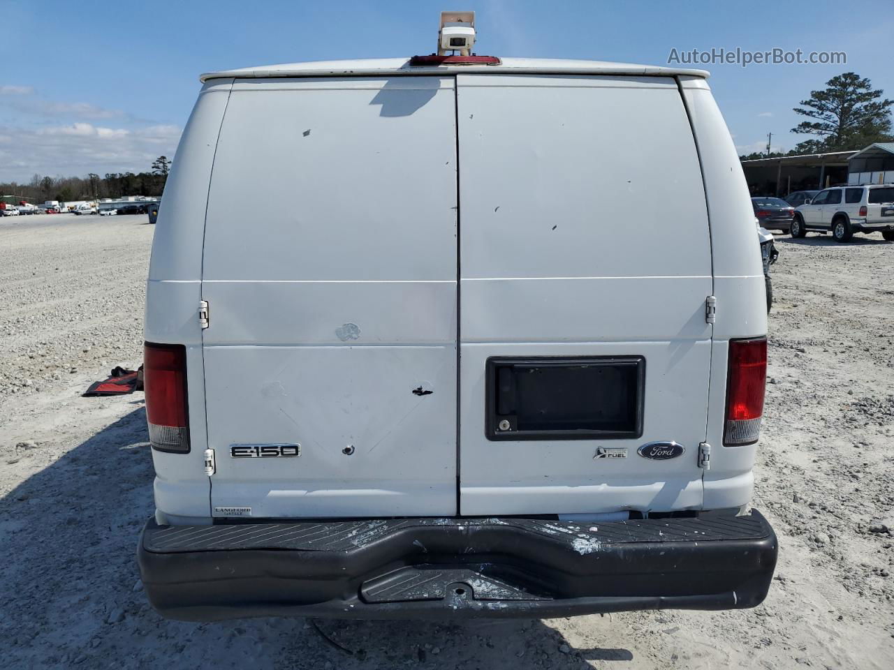 2010 Ford Econoline E150 Van White vin: 1FTNE1EW7ADA91482