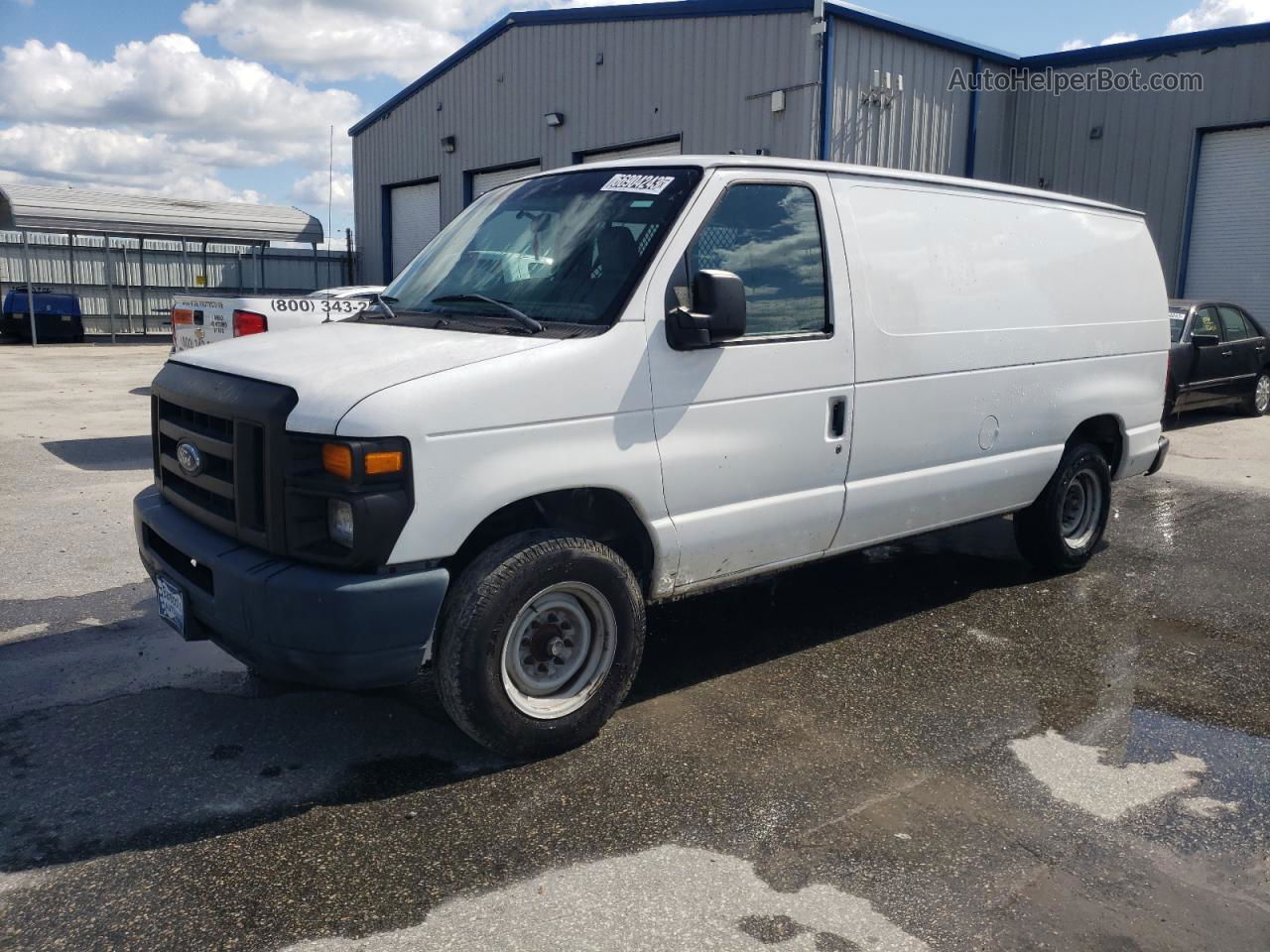 2012 Ford Econoline E150 Van White vin: 1FTNE1EW7CDA97124