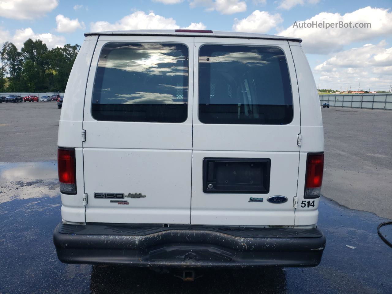 2012 Ford Econoline E150 Van White vin: 1FTNE1EW7CDA97124