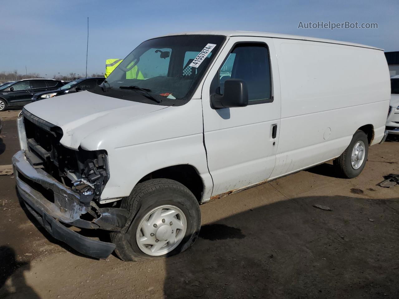 2010 Ford Econoline E150 Van White vin: 1FTNE1EW8ADA49578