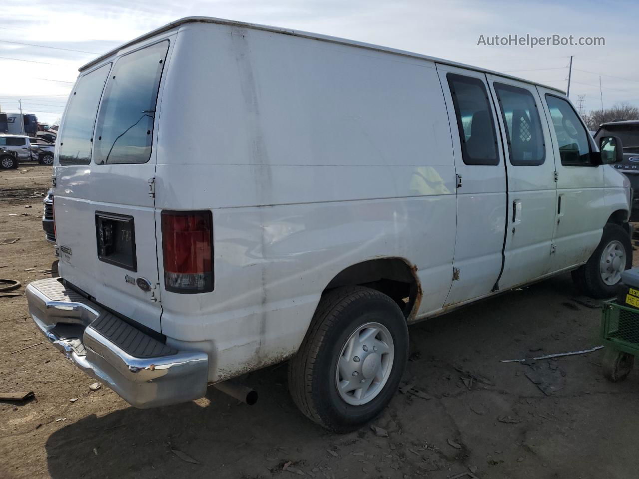 2010 Ford Econoline E150 Van White vin: 1FTNE1EW8ADA49578