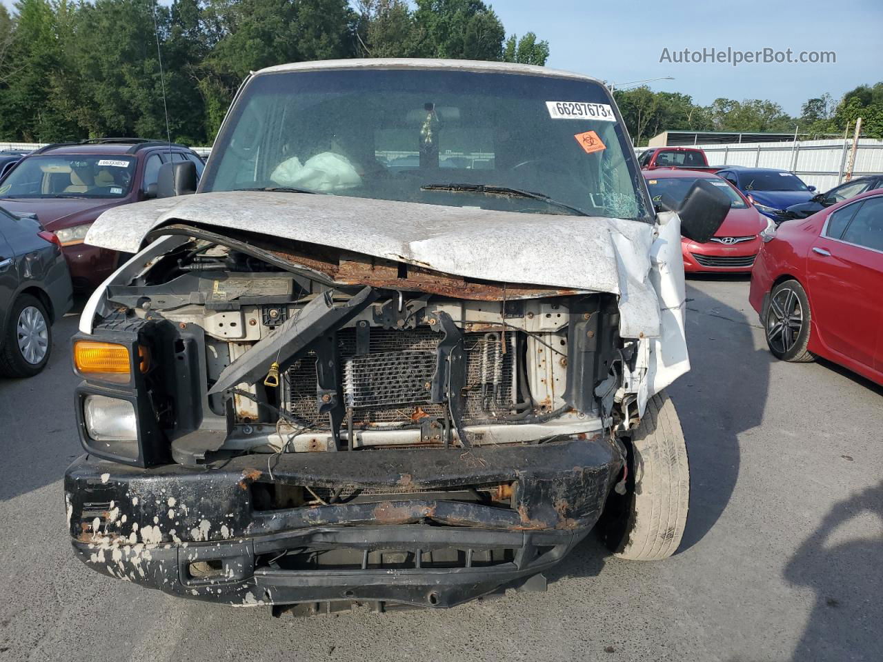 2010 Ford Econoline E150 Van White vin: 1FTNE1EWXADA02004