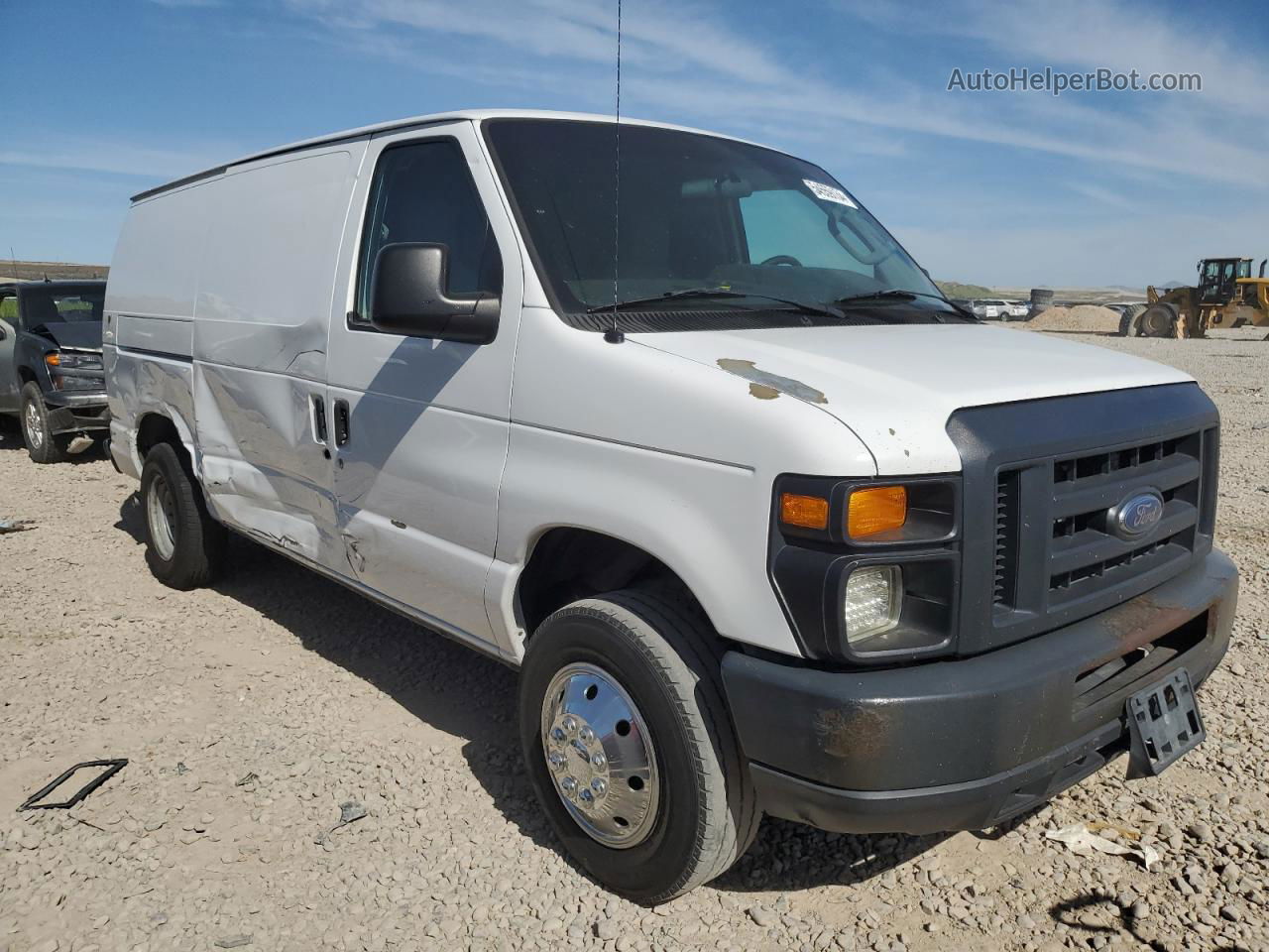 2013 Ford Econoline E150 Van White vin: 1FTNE1EWXDDA86877