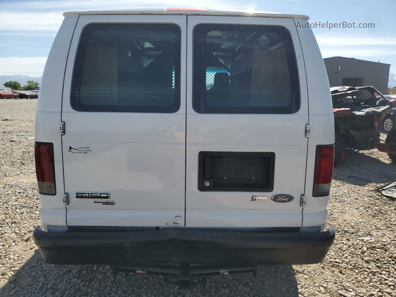 2013 Ford Econoline E150 Van White vin: 1FTNE1EWXDDA86877