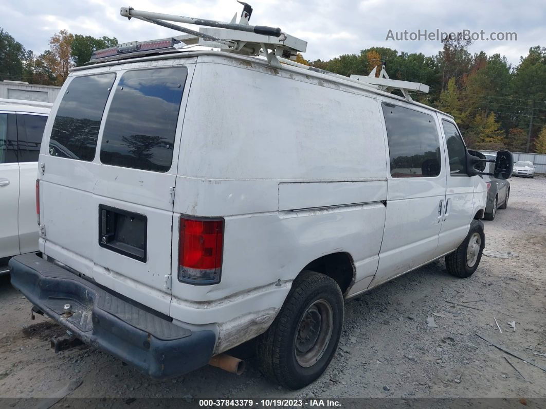 2008 Ford Econoline Cargo Van Commercial/recreational White vin: 1FTNE24L08DB05570