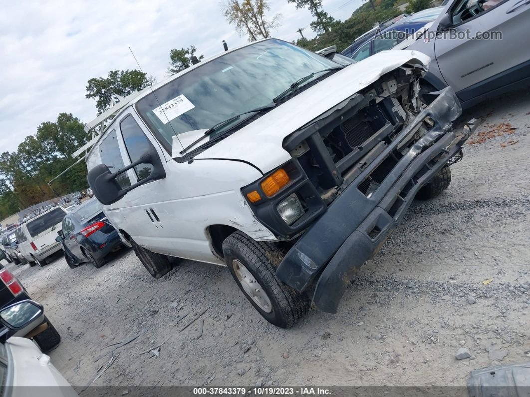 2008 Ford Econoline Cargo Van Commercial/recreational White vin: 1FTNE24L08DB05570