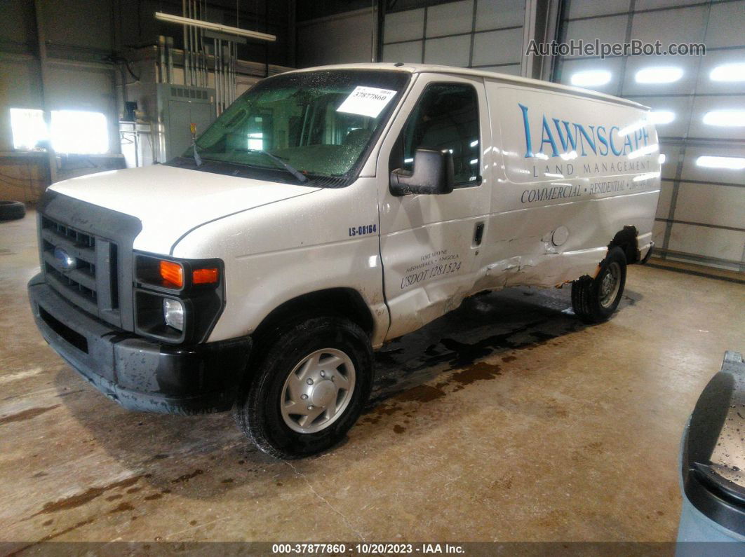 2008 Ford E-250 Recreational/commercial White vin: 1FTNE24L48DA86120