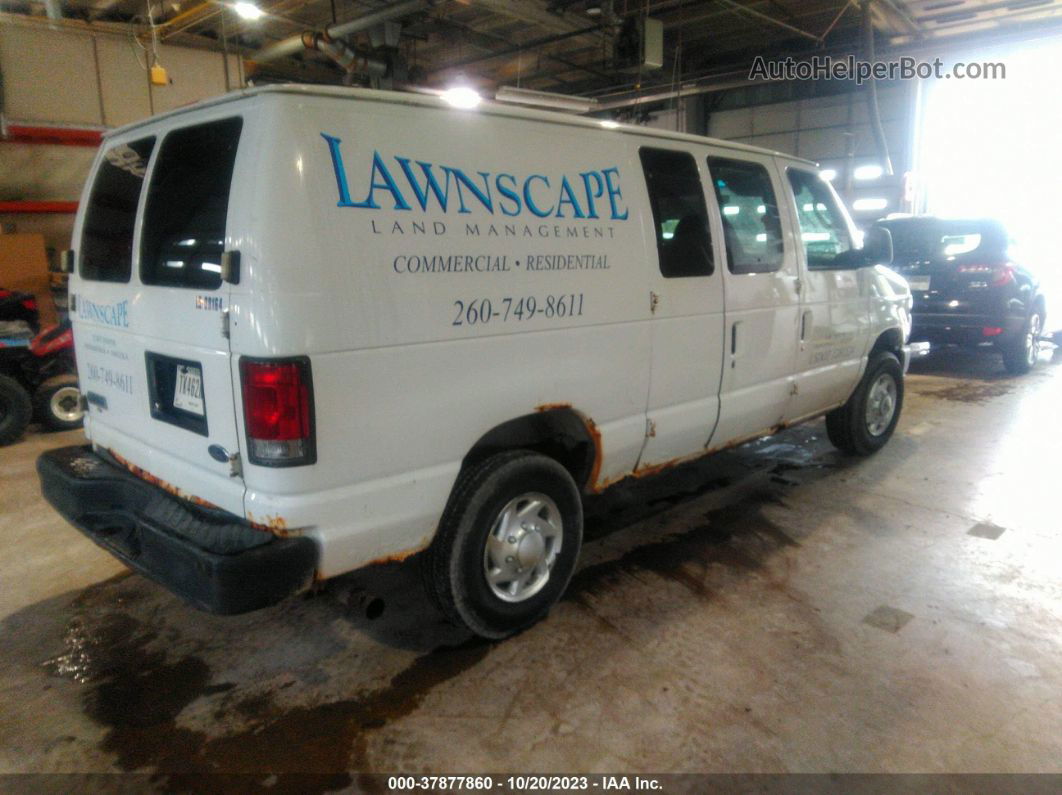 2008 Ford E-250 Recreational/commercial White vin: 1FTNE24L48DA86120