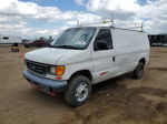 2007 Ford Econoline E250 Van White vin: 1FTNE24L57DB46730