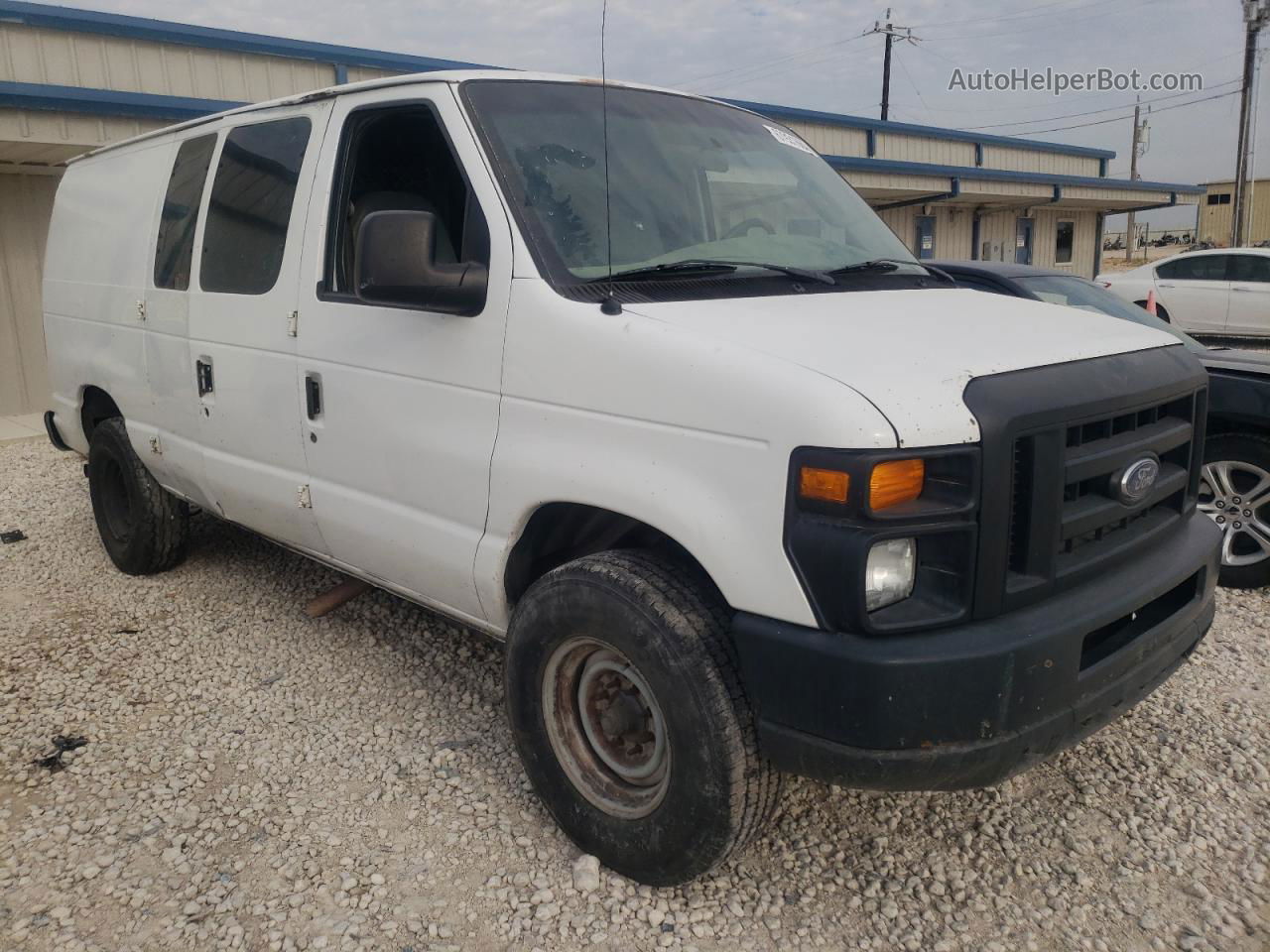 2008 Ford Econoline E250 Van White vin: 1FTNE24L68DA18742