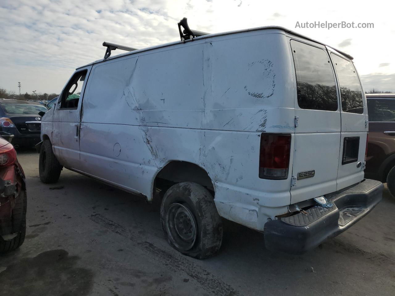 2008 Ford Econoline E250 Van Белый vin: 1FTNE24L78DA10732