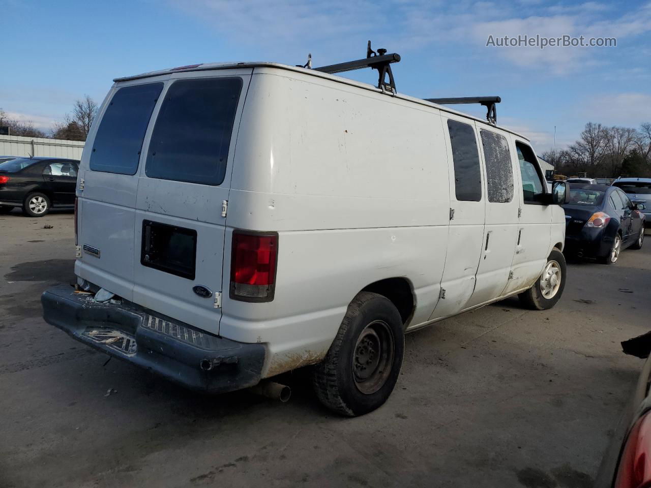 2008 Ford Econoline E250 Van Белый vin: 1FTNE24L78DA10732