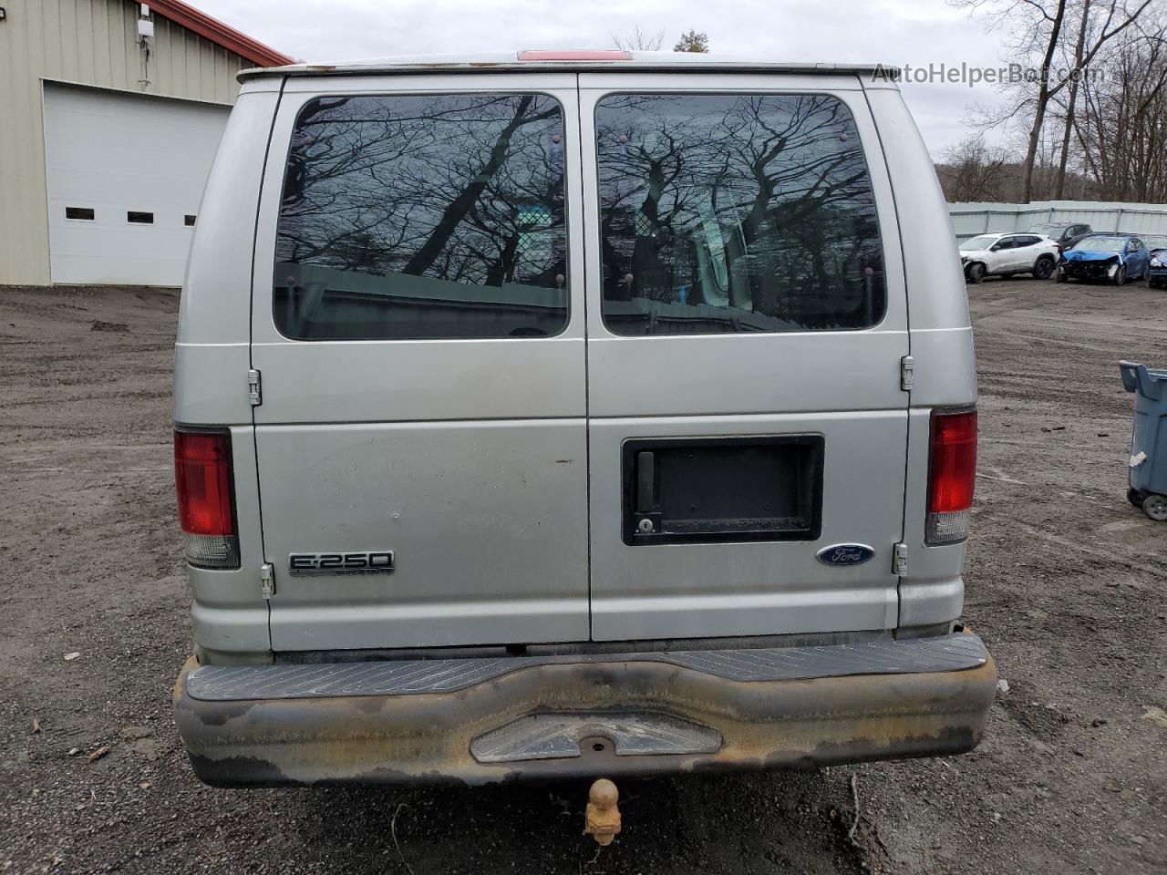 2008 Ford Econoline E250 Van Silver vin: 1FTNE24L88DA78408