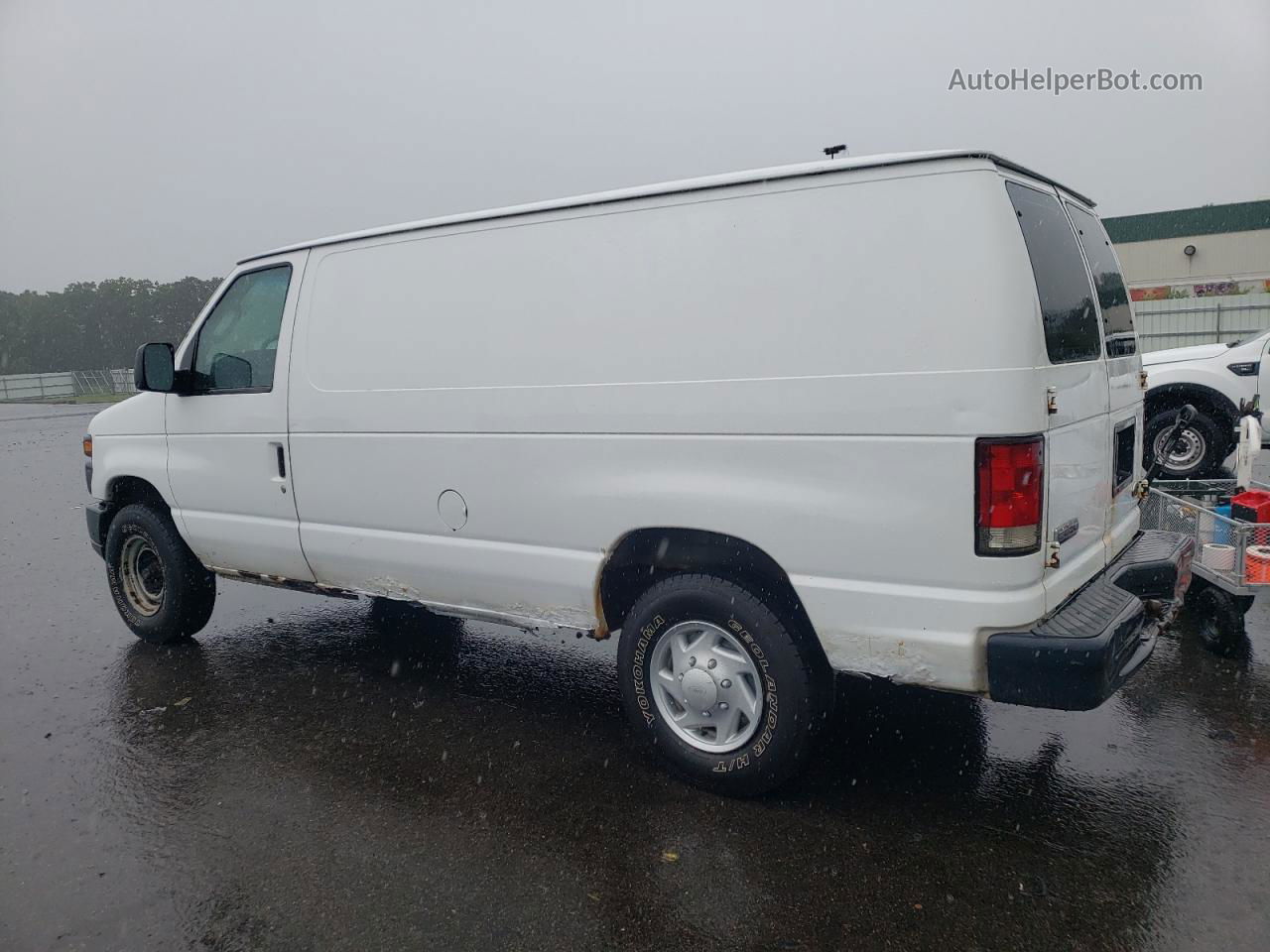 2008 Ford Econoline E250 Van White vin: 1FTNE24L98DA51928