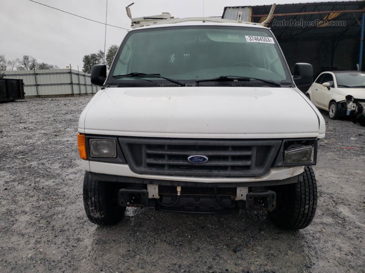 2007 Ford Econoline E250 Van White vin: 1FTNE24LX7DA49295