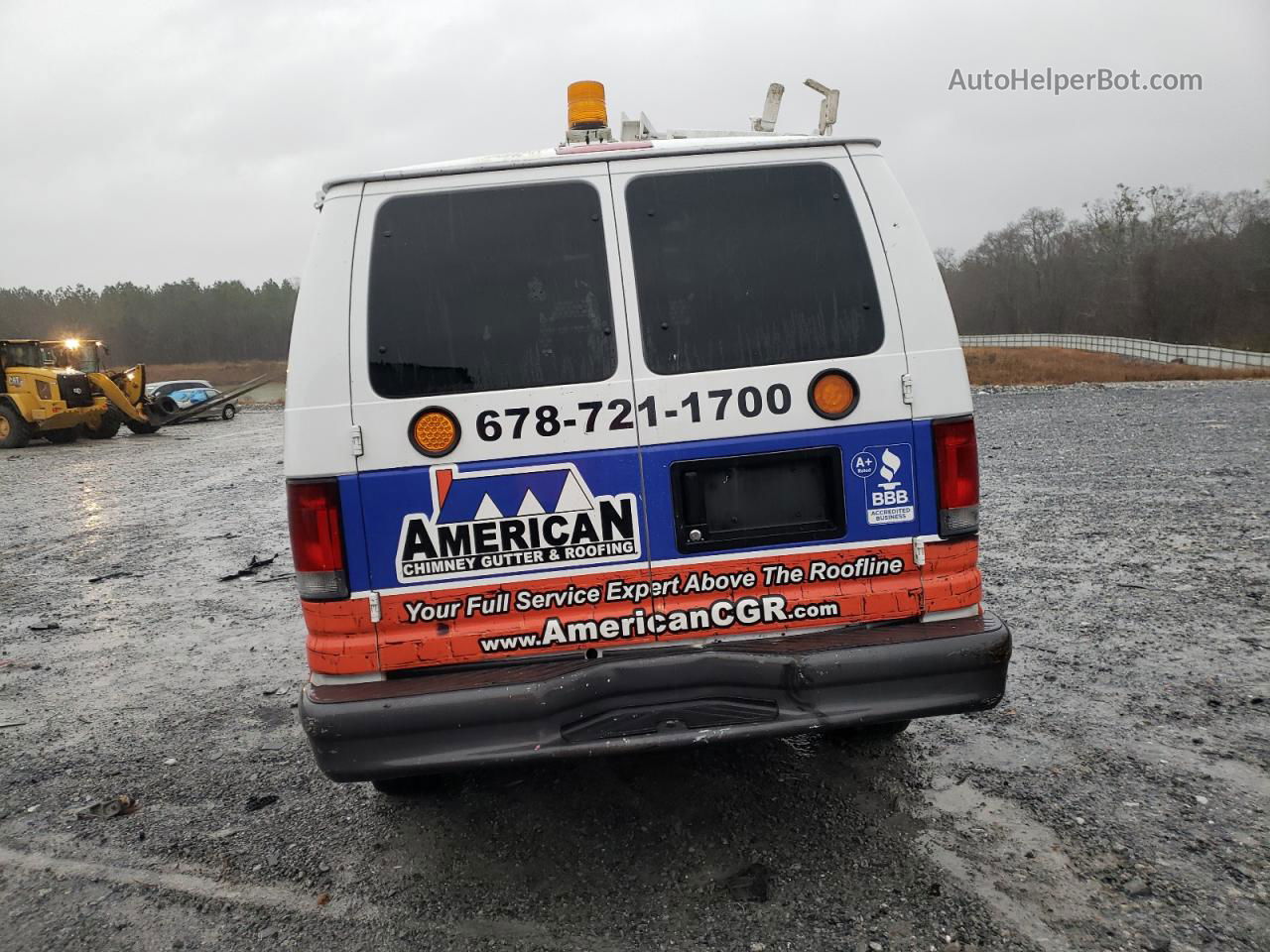 2007 Ford Econoline E250 Van White vin: 1FTNE24LX7DA49295