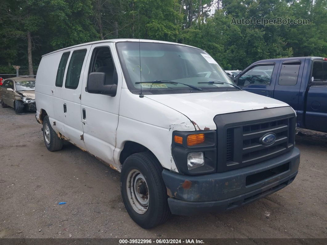 2008 Ford E-250 Commercial/recreational White vin: 1FTNE24LX8DB10355