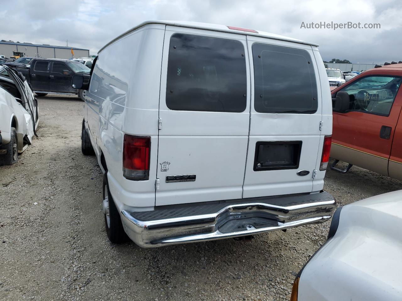 2008 Ford Econoline E250 Van Белый vin: 1FTNE24W08DA23705