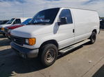 2007 Ford Econoline E250 Van White vin: 1FTNE24W17DA35554