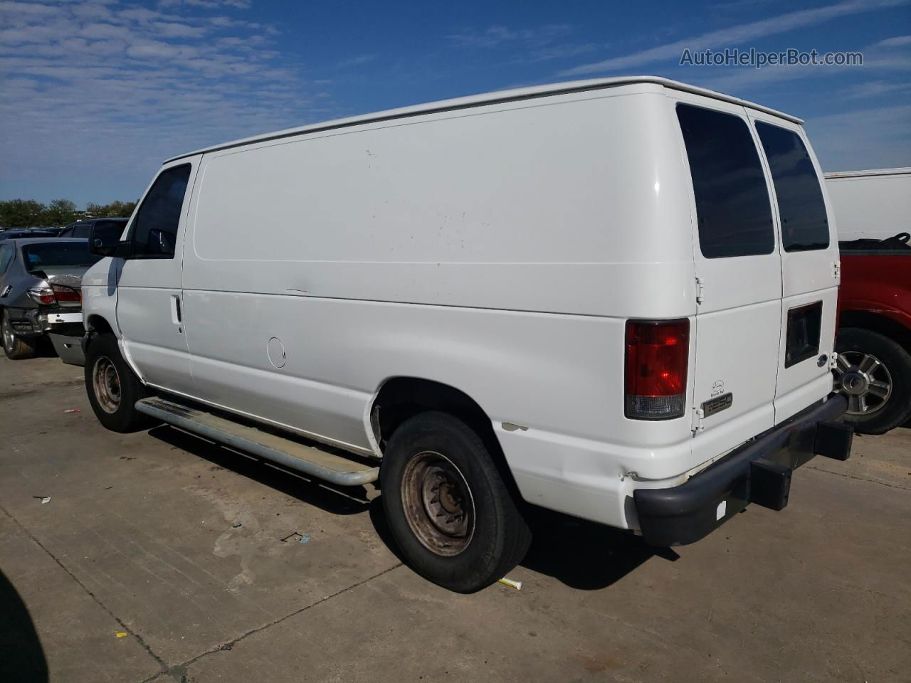 2007 Ford Econoline E250 Van White vin: 1FTNE24W17DA35554