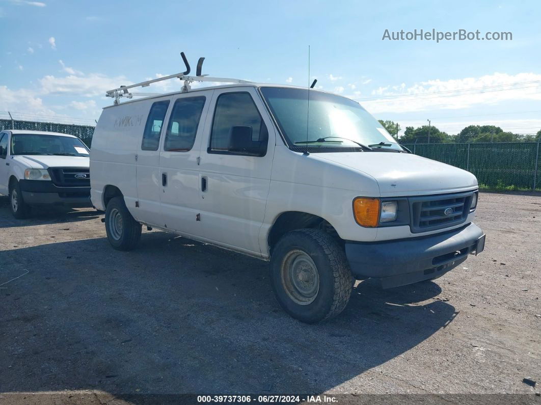 2007 Ford E-250 Commercial/recreational Белый vin: 1FTNE24W17DB46847