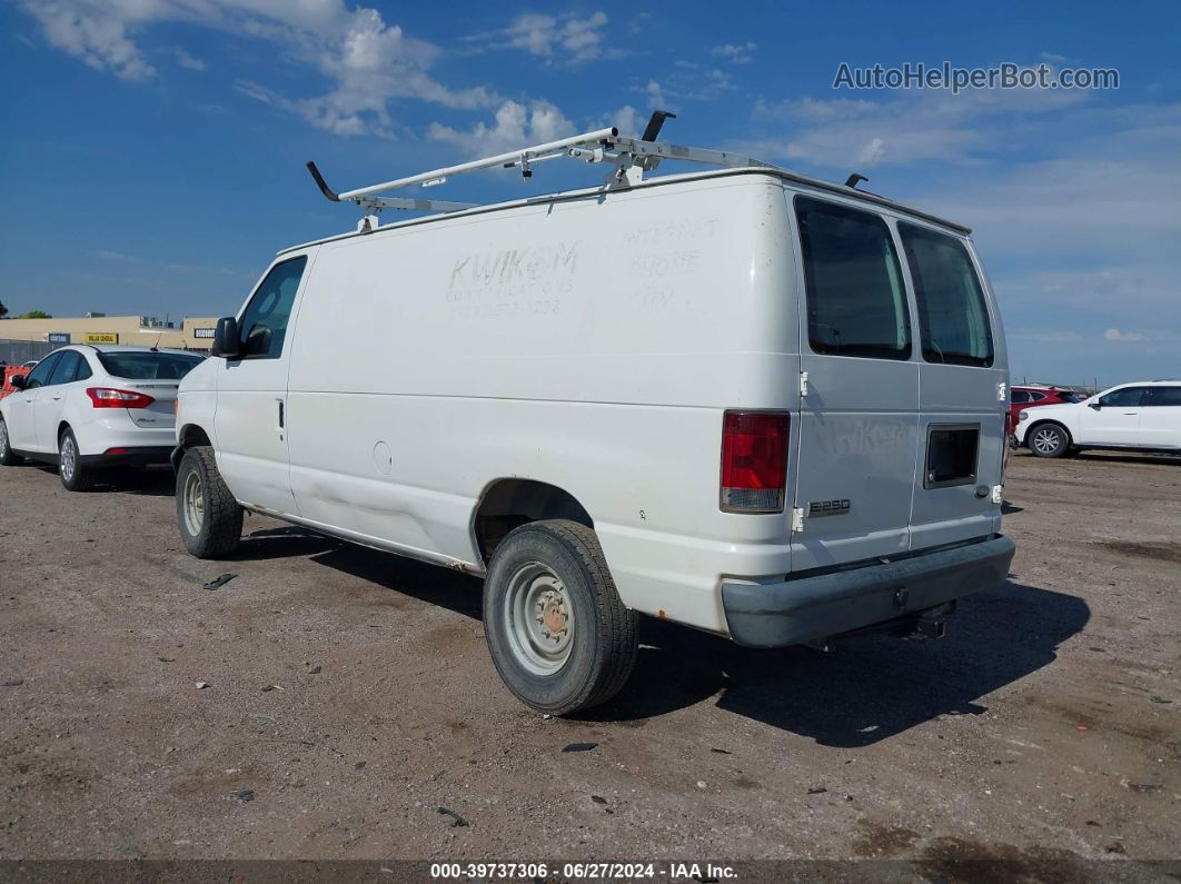 2007 Ford E-250 Commercial/recreational White vin: 1FTNE24W17DB46847