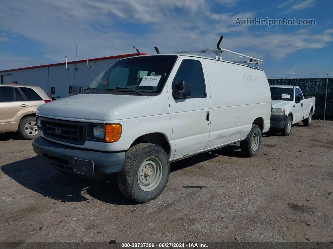 2007 Ford E-250 Commercial/recreational White vin: 1FTNE24W17DB46847