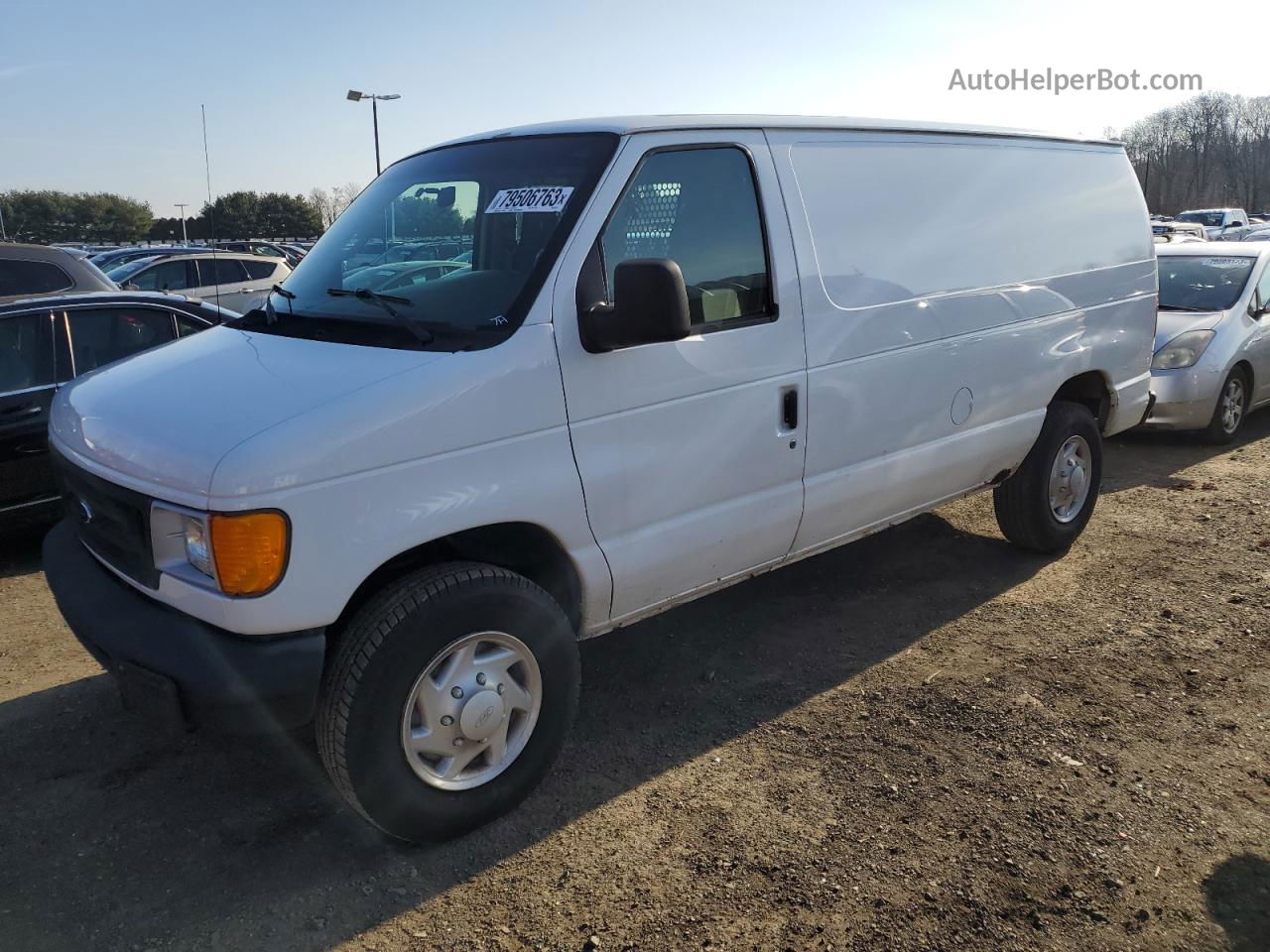 2007 Ford Econoline E250 Van Белый vin: 1FTNE24W27DA41198